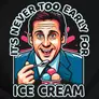 Kép 2/2 - Ice cream férfi póló (B_fekete)