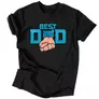Kép 3/11 - Best dad férfi póló (Fekete)
