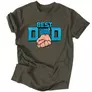 Kép 7/11 - Best dad férfi póló (Grafit)