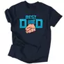 Kép 6/11 - Best dad férfi póló (Sötétkék)