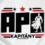 Apa kapitány férfi póló (B_fekete)