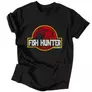 Kép 3/3 - Fish hunter férfi póló (Fekete)