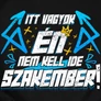 Kép 2/2 - Nem kell ide szakember kapucnis pulóver (elől nyomott) (B_fekete)
