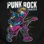 Punk rock férfi póló (B_fekete)