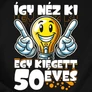 Kiégett x éves férfi póló (B_Fekete)