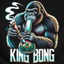 King Bong férfi póló (B_Fekete)
