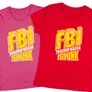  FBI lánybúcsú póló szett (Rózsaszin-Piros)