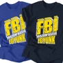 FBI legénybúcsú póló szett (Királykék-Sötétkék)