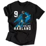 Kép 1/3 -  Erling Haaland Fan Art férfi póló (Fekete)