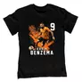 Kép 1/3 - Karim Benzema Fan Art gyerek póló (Fekete)