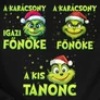 Karácsony főnökei családi póló szett (2 gyerek) (B_fekete)