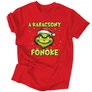 Karácsony főnöke  férfi póló (Piros)