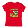 Karácsony főnöke női póló (Piros)