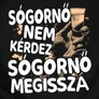 Kép 2/2 - Sógornő nem kérdez (MEGISSZA) kapucnis pulóver (B_fekete)