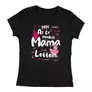 Kép 1/3 - Az év amikor Mama lettem női póló (fekete)