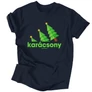 Kép 6/6 - Karácsony férfi póló (Sötétkék)