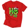 Ho Ho Ho (Grinch) férfi póló (Piros)