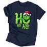 Ho Ho Ho (Grinch) férfi póló (Sötétkék)