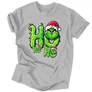 Ho Ho Ho (Grinch) férfi póló (Szürke)