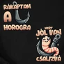 Kép 2/6 - Jól van csalizva páros póló szett (B_Fekete)