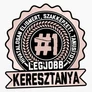 Tanusított legjobb keresztanya fém bögre (B_Fehér)