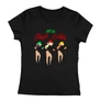 Kép 1/5 -  All the Jingle Ladies női póló (Fekete)