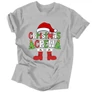Christmas crew férfi póló (Szürke)