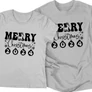 Kép 5/5 - Merry Christmas 2024 páros póló (Szürke)