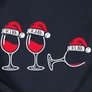 Kép 2/3 - Drink Drank Drunk férfi póló (Sötétkék)