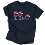 Kép 1/3 - Drink Drank Drunk férfi póló (Sötétékék)