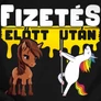 Fizetés előtt - után női póló (B_fekete)