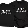 Kép 1/8 - Girl &amp; Boy friend páros póló szett (Fekete)