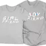 Kép 4/8 - Girl &amp; Boy páros póló szett (Szürke)