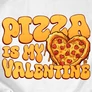 Pizza is my valentine női póló (B_fehér)