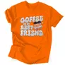 Kép 10/11 - My best friend férfi póló (Narancs