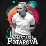 Anastasia Potapova női póló (B_Fekete)