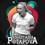 Kép 2/4 - Anastasia Potapova férfi póló (B_fekete)