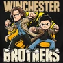 Winchester brothers férfi póló (B_fekete)
