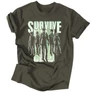 Survive férfi póló (Grafit)