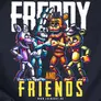 Kép 2/3 - Freddy and friends férfi póló (B_sötétkék)
