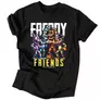 Kép 3/3 - Freddy and friends férfi póló (Fekete)