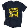 Boldog születésnapot te vén f*sz férfi póló (Sötétkék)