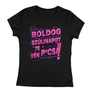Boldog szülinapot te vén p*csa női póló (Fekete)