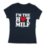 Kép 3/5 -  I'm the hot milf  női póló (Sötétkék)