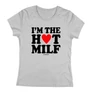 Kép 5/5 -  I'm the hot milf  női póló (Szürke)