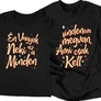 Kép 6/7 - Mindenem megvan páros póló (Fekete)