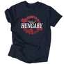 Hungary férfi póló (Sötétkék)