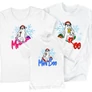 Kép 3/4 - Christmas Boo Family családi póló szett (1 gyerek) (Fehér)