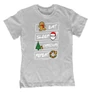 Eat Sleep Christmas gyerek póló (Szürke)