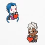 Kép 2/2 - Arcane Ekko &amp; Jinx fém bögrék